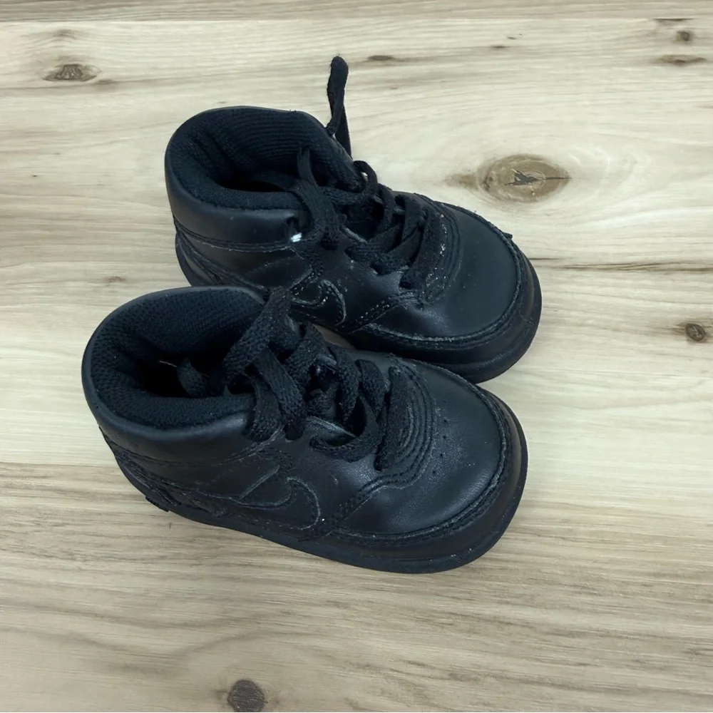Nike Baby Black High-Top Sneakers